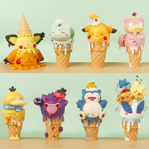 Hot Summer Pokemon Ice Cream Treats Blind Box Figures