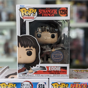 Eddie Stranger Things #1250 Overseas exclusive Pop!