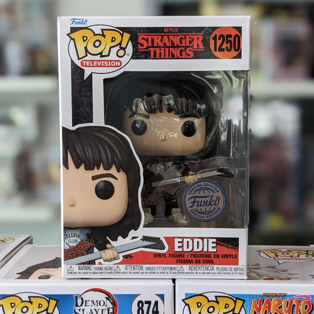 Eddie Stranger Things #1250 Overseas exclusive Pop!