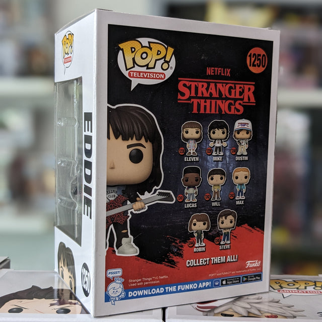 Eddie Stranger Things #1250 Overseas exclusive Pop!