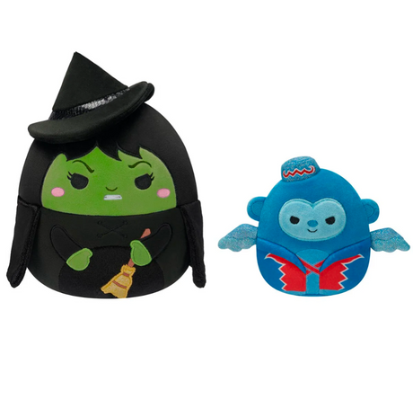 The Wizard of Oz x Squishmallow Wicked Witch and Flying Monkey 2 pack