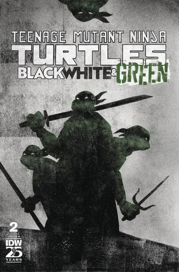 Teenage Mutant Ninja Turtles: Black, White, & Green #2 Cover B Jeffrey Alan Love Variant