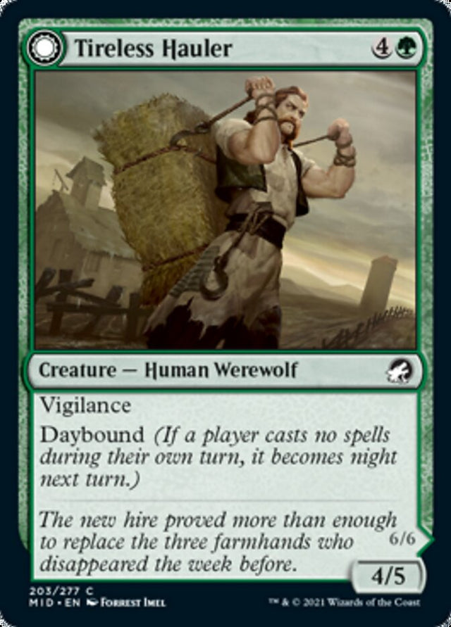 Tireless Hauler // Dire-Strain Brawler [Innistrad: Midnight Hunt] - PCA Designer Toys