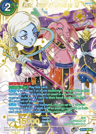 Kusu, Angel of Universe 10 (SPR) (BT16-139) [Realm of the Gods] - PCA Designer Toys