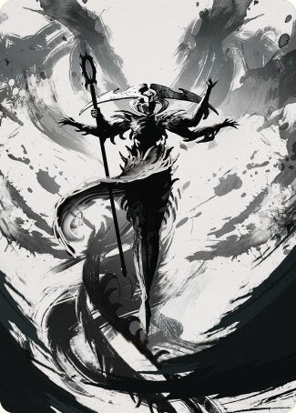 Atraxa, Grand Unifier 2 Art Card [Phyrexia: All Will Be One Art Series] - PCA Designer Toys