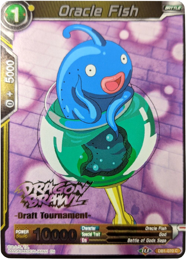 Oracle Fish (Dragon Brawl Draft Tournament Gold Stamped) (DB1-070) [Promotion Cards] - PCA Designer Toys
