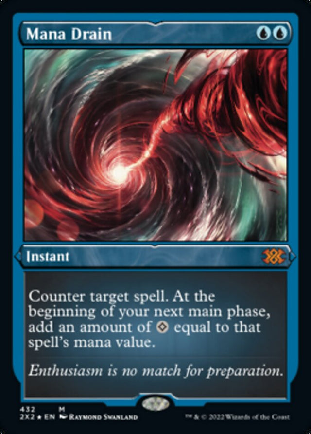 Mana Drain (Foil Etched) [Double Masters 2022] - PCA Designer Toys