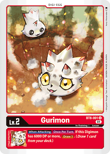 Gurimon [BT8-001] [New Awakening] - PCA Designer Toys