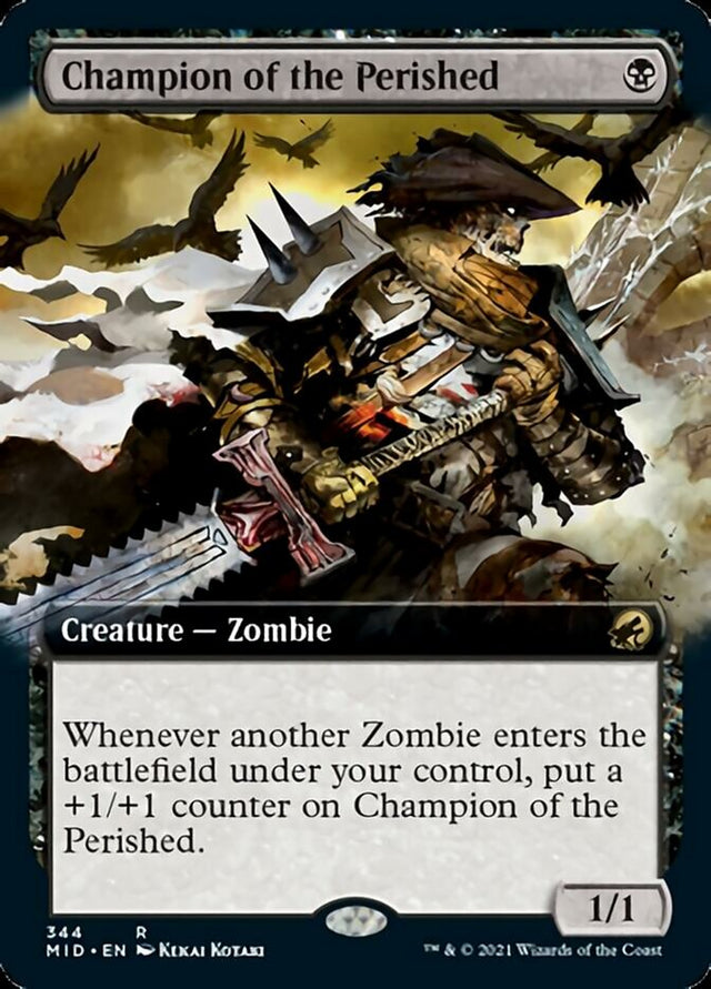 Champion of the Perished (Extended Art) [Innistrad: Midnight Hunt] - PCA Designer Toys
