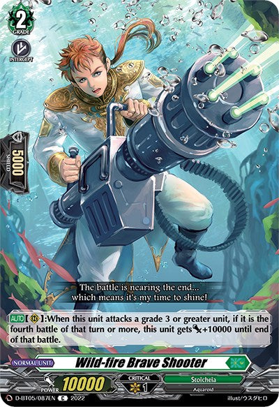 Wild-fire Brave Shooter (D-BT05/087EN) [Triumphant Return of the Brave Heroes] - PCA Designer Toys