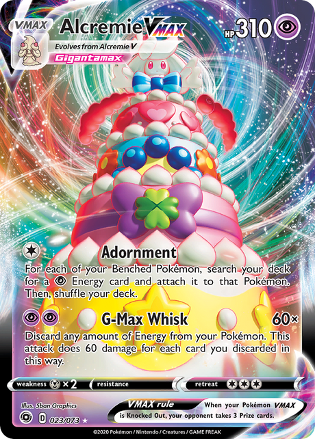 Alcremie VMAX (023/073) [Sword & Shield: Champion's Path] - PCA Designer Toys