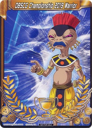 DBSCG Championship 2019 Warrior (Merit Card) - Universe 5 "Arak" (5) [Tournament Promotion Cards] - PCA Designer Toys