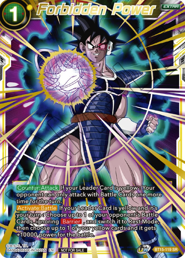 Forbidden Power (Top 32) (BT15-119) [Tournament Promotion Cards] - PCA Designer Toys