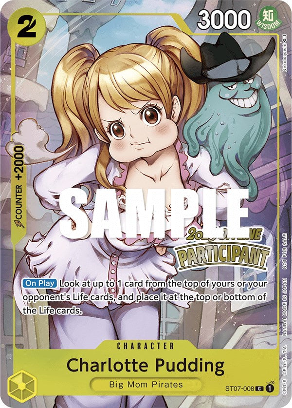 Charlotte Pudding (Offline Regional 2023) [Participant] [One Piece Promotion Cards] - PCA Designer Toys