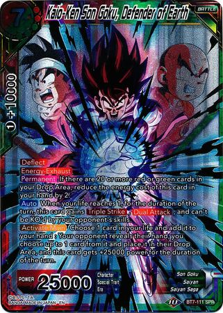 Kaio-Ken Son Goku, Defender of Earth (SPR) (BT7-111) [Assault of the Saiyans] - PCA Designer Toys
