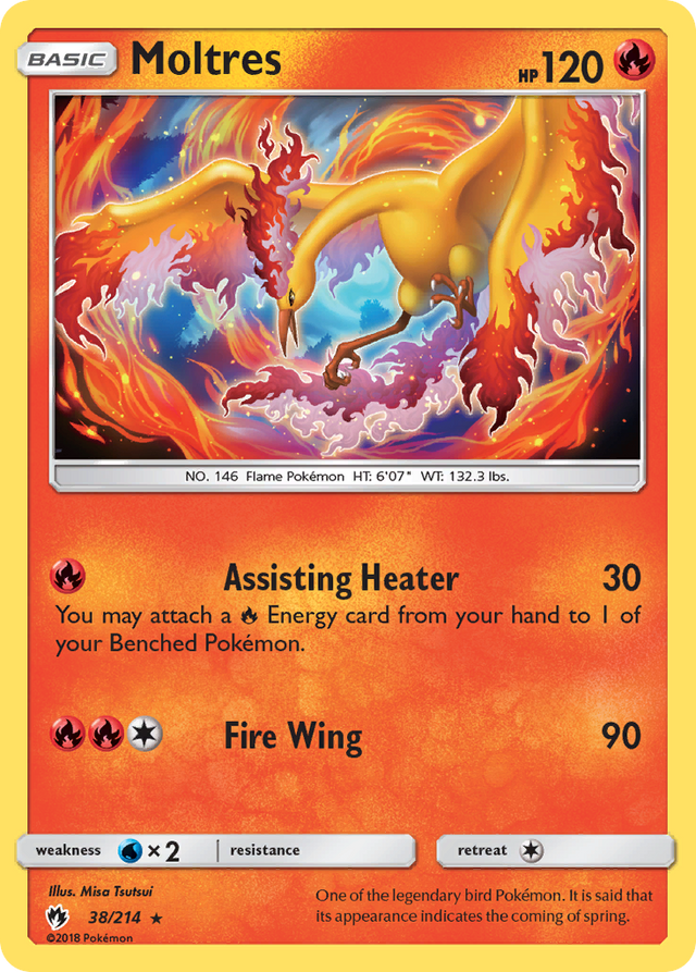 Moltres (38/214) [Sun & Moon: Lost Thunder] - PCA Designer Toys