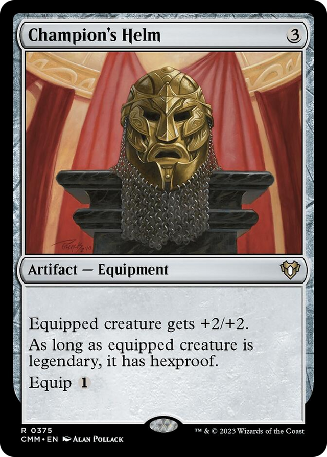 Champion's Helm [Commander Masters] - PCA Designer Toys