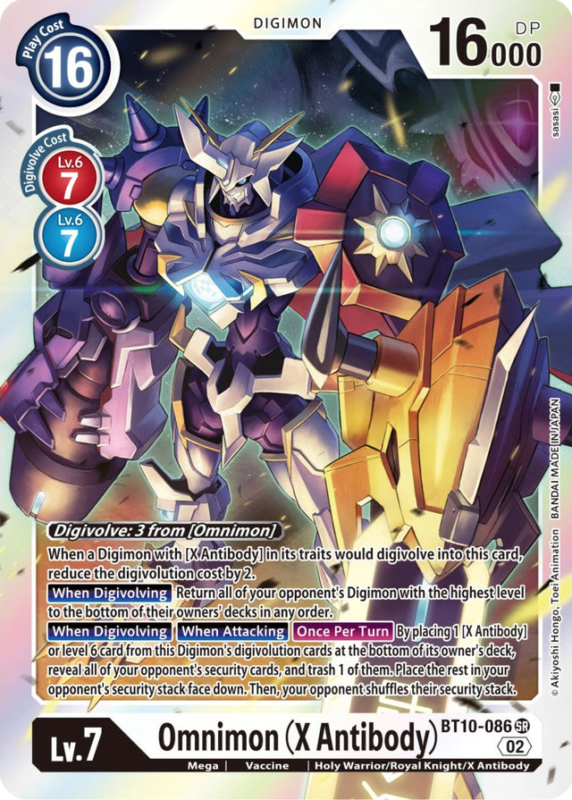 Omnimon (X Antibody) [BT10-086] [Xros Encounter] - PCA Designer Toys