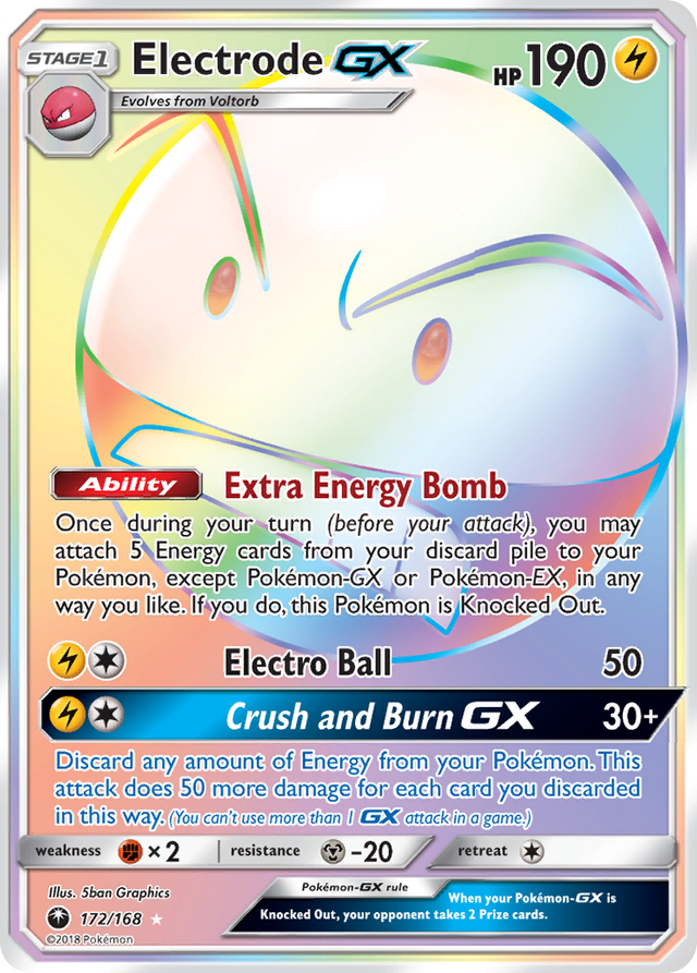 Electrode GX (172/168) [Sun & Moon: Celestial Storm] - PCA Designer Toys