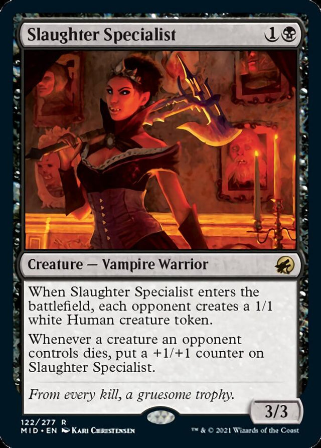 Slaughter Specialist [Innistrad: Midnight Hunt] - PCA Designer Toys