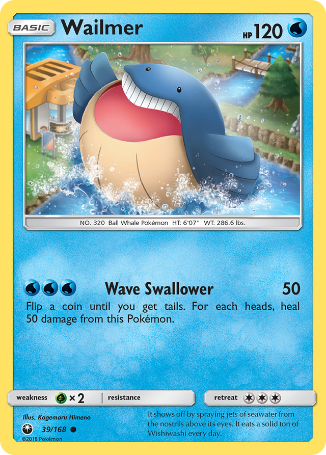 Wailmer (39/168) [Sun & Moon: Celestial Storm] - PCA Designer Toys