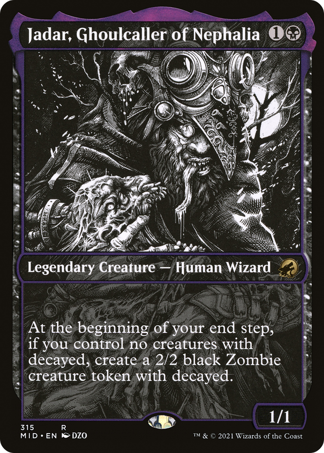 Jadar, Ghoulcaller of Nephalia (Showcase Eternal Night) [Innistrad: Midnight Hunt] - PCA Designer Toys