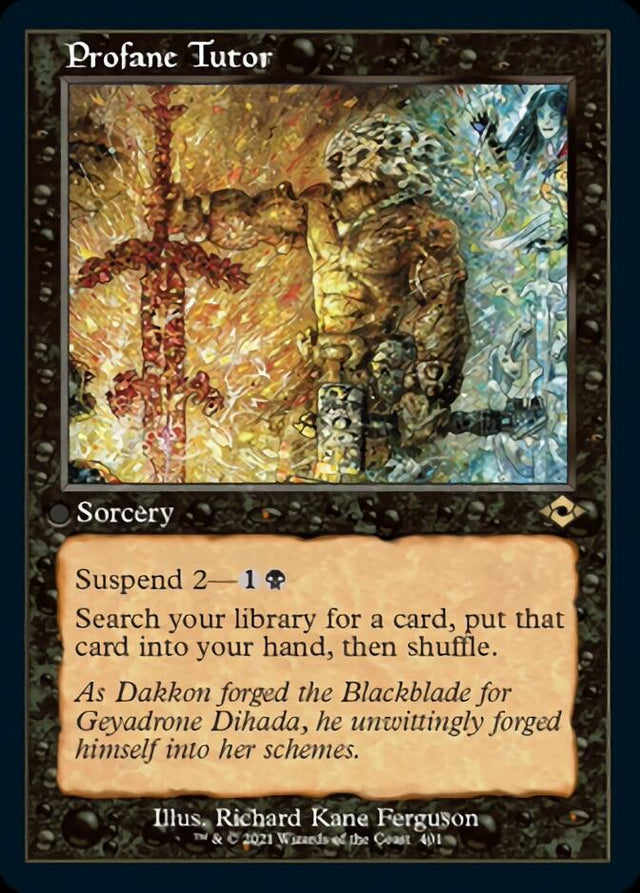Profane Tutor (Retro) [Modern Horizons 2] - PCA Designer Toys
