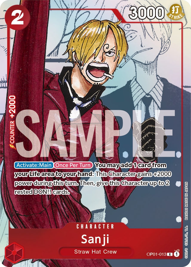 Sanji (Alternate Art) [One Piece Promotion Cards] - PCA Designer Toys