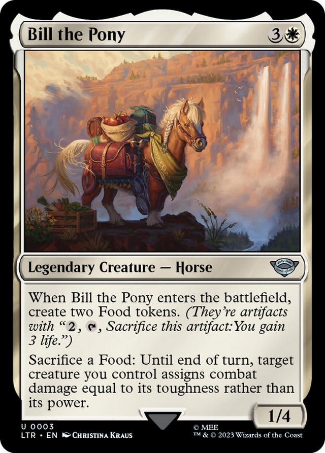 Bill the Pony [The Lord of the Rings: Tales of Middle-Earth] - PCA Designer Toys