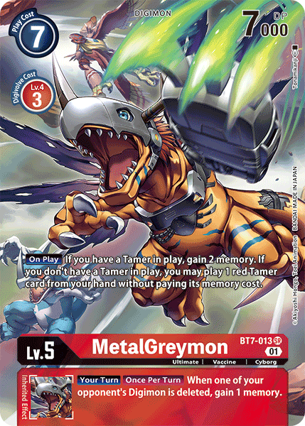 MetalGreymon [BT7-013] (Alternate Art) [Next Adventure] - PCA Designer Toys