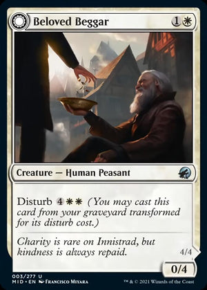 Beloved Beggar // Generous Soul [Innistrad: Midnight Hunt] - PCA Designer Toys