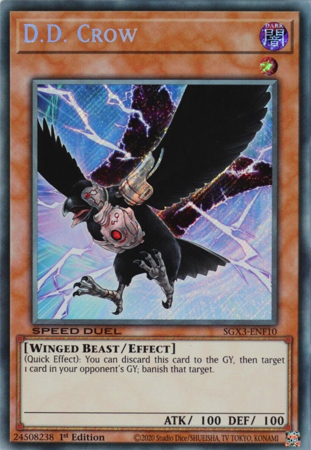 D.D. Crow [SGX3-ENF10] Secret Rare - PCA Designer Toys