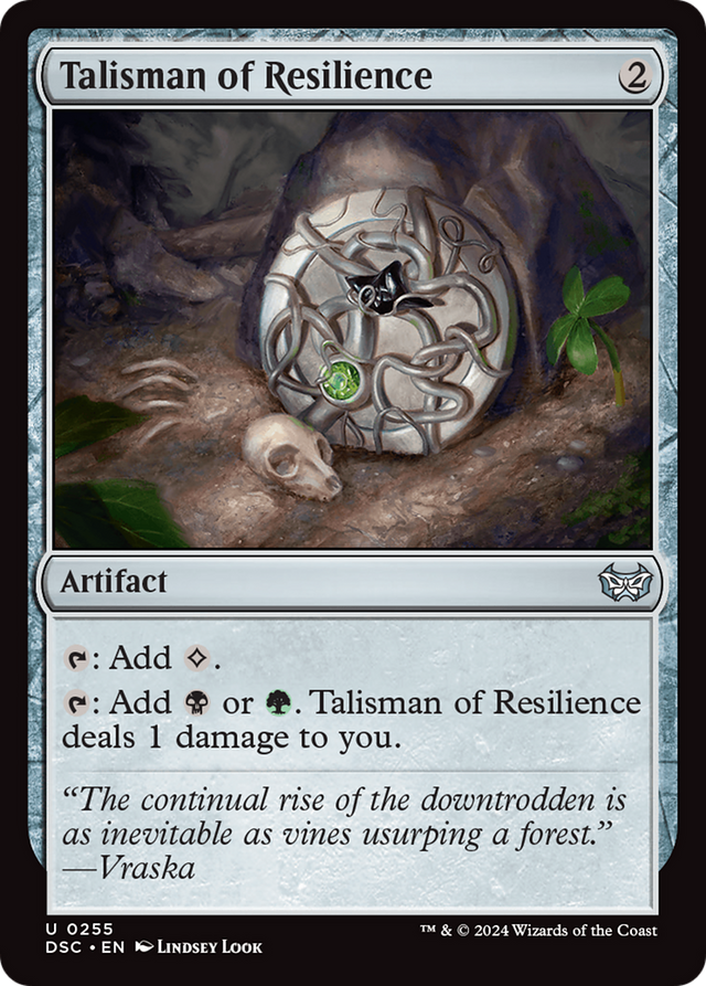 Talisman of Resilience [Duskmourn: House of Horror Commander] - PCA Designer Toys