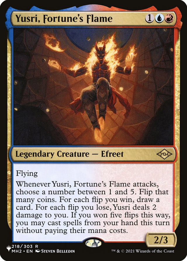 Yusri, Fortune's Flame [Secret Lair: Heads I Win, Tails You Lose] - PCA Designer Toys