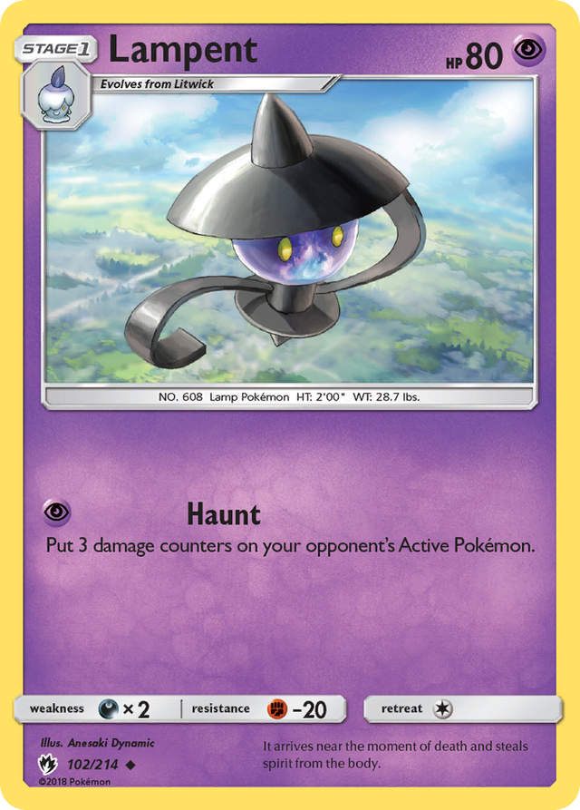 Lampent (102/214) [Sun & Moon: Lost Thunder] - PCA Designer Toys