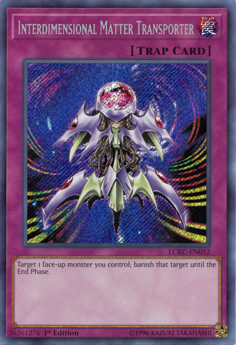 Interdimensional Matter Transporter [LCKC-EN052] Secret Rare - PCA Designer Toys