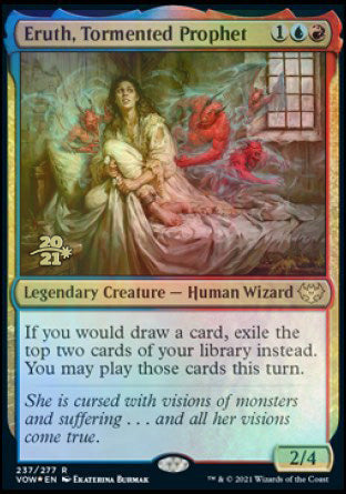 Eruth, Tormented Prophet [Innistrad: Crimson Vow Prerelease Promos] - PCA Designer Toys