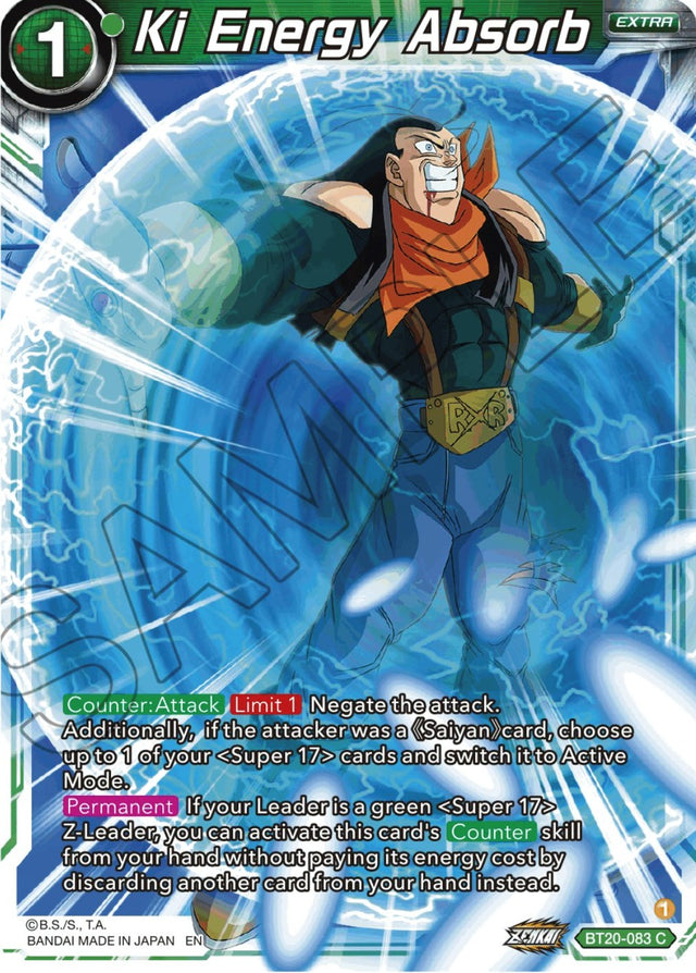 Ki Energy Absorb (BT20-083) [Power Absorbed] - PCA Designer Toys