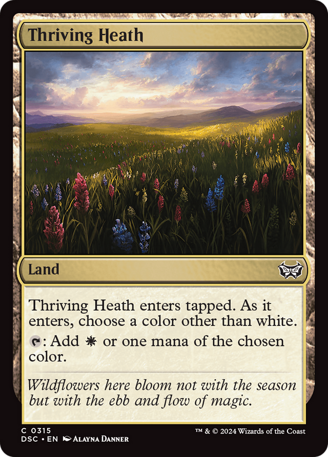 Thriving Heath [Duskmourn: House of Horror Commander] - PCA Designer Toys