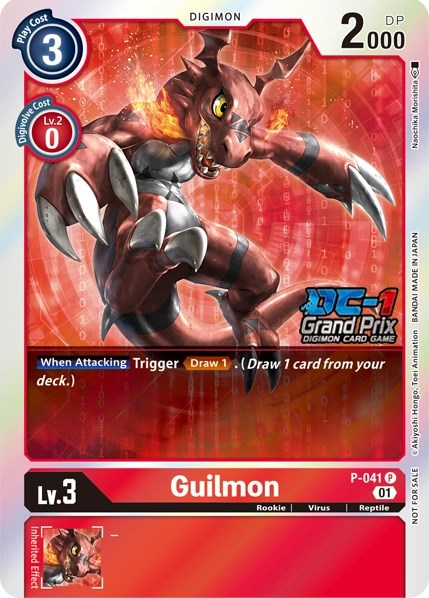 Guilmon [P-041] (Grand Prix 2022) [Promotional Cards] - PCA Designer Toys