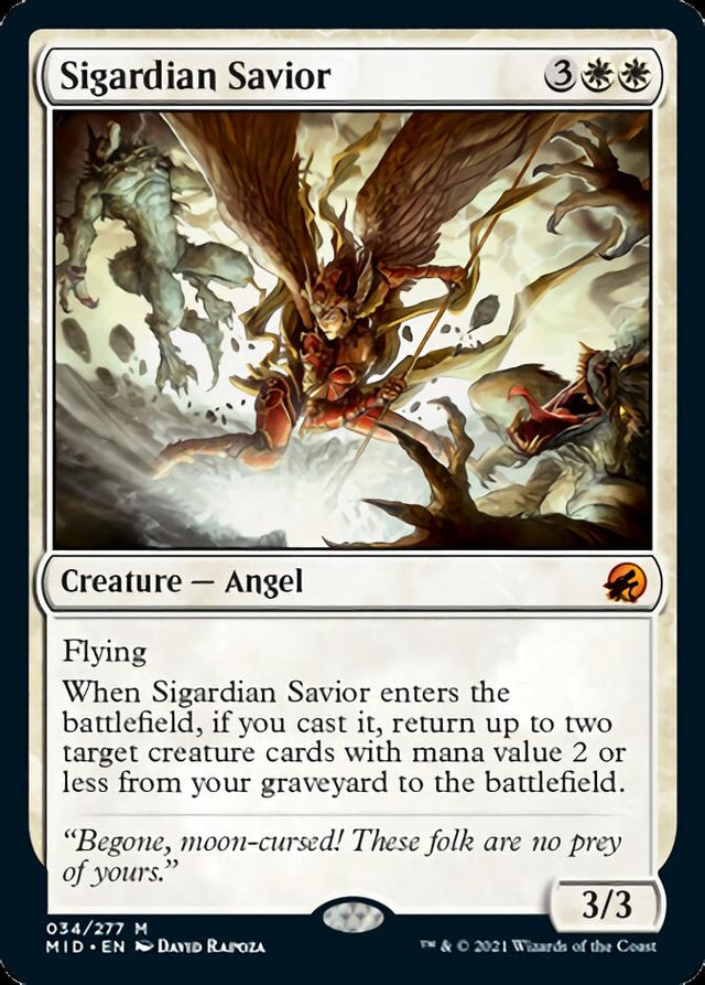 Sigardian Savior [Innistrad: Midnight Hunt] - PCA Designer Toys