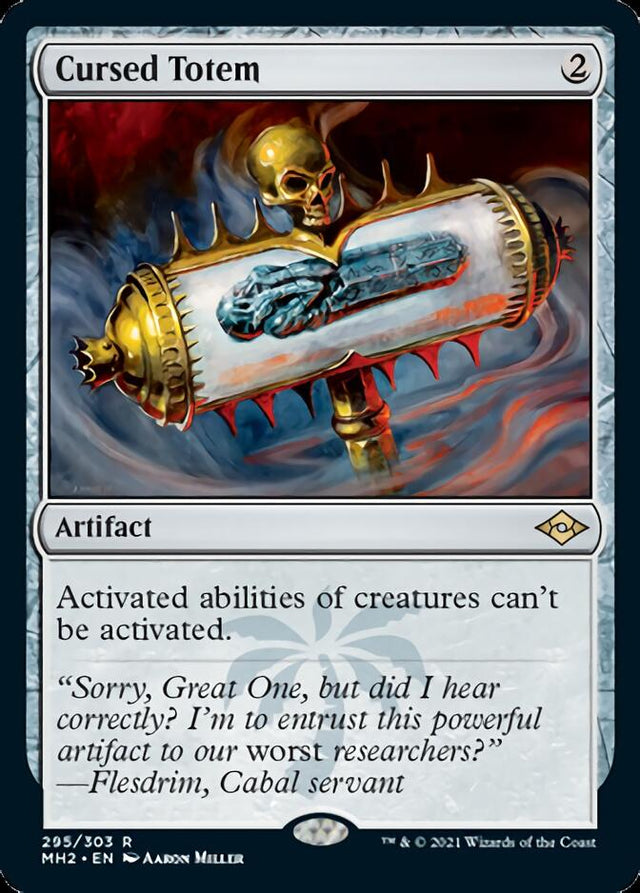 Cursed Totem [Modern Horizons 2] - PCA Designer Toys