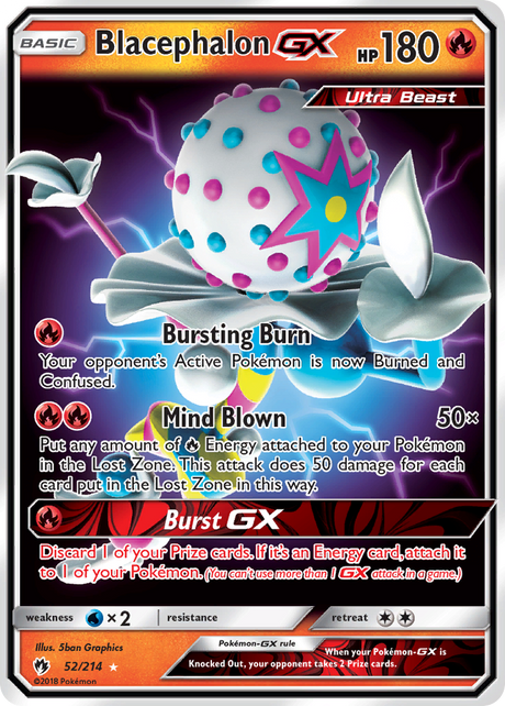 Blacephalon GX (52/214) [Sun & Moon: Lost Thunder] - PCA Designer Toys
