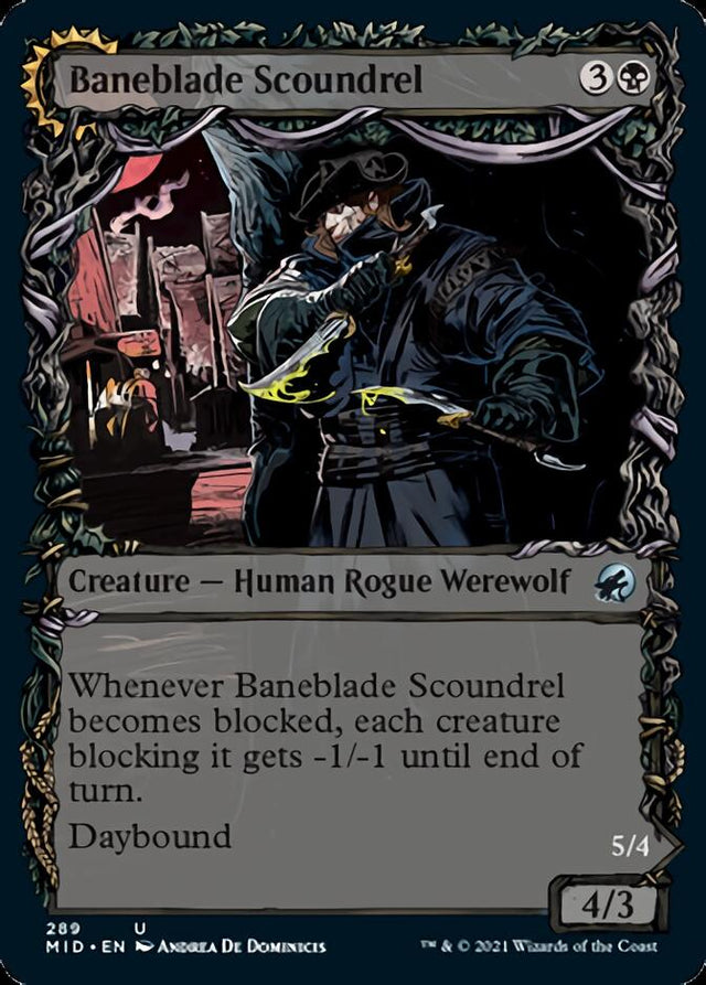 Baneblade Scoundrel // Baneclaw Marauder (Showcase Equinox) [Innistrad: Midnight Hunt] - PCA Designer Toys