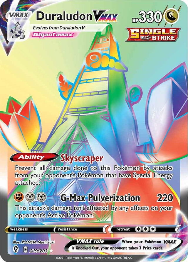 Duraludon VMAX (219/203) [Sword & Shield: Evolving Skies] - PCA Designer Toys