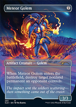 Meteor Golem (Borderless) [Secret Lair Drop Series] - PCA Designer Toys