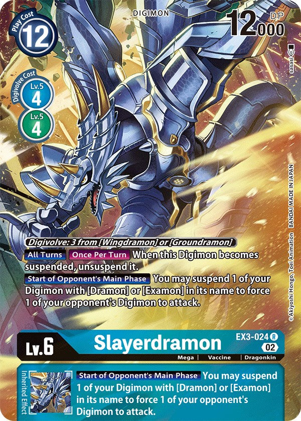 Slayerdramon [EX3-024] (Alternate Art) [Draconic Roar] - PCA Designer Toys