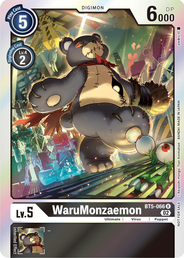 WaruMonzaemon [BT5-066] (Official Tournament Pack Vol. 7) [Battle of Omni Promos] - PCA Designer Toys