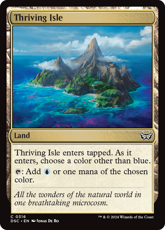 Thriving Isle [Duskmourn: House of Horror Commander] - PCA Designer Toys