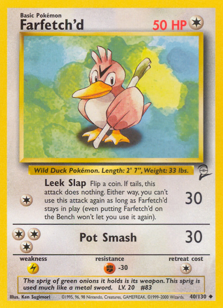 Farfetch'd (40/130) [Base Set 2] - PCA Designer Toys